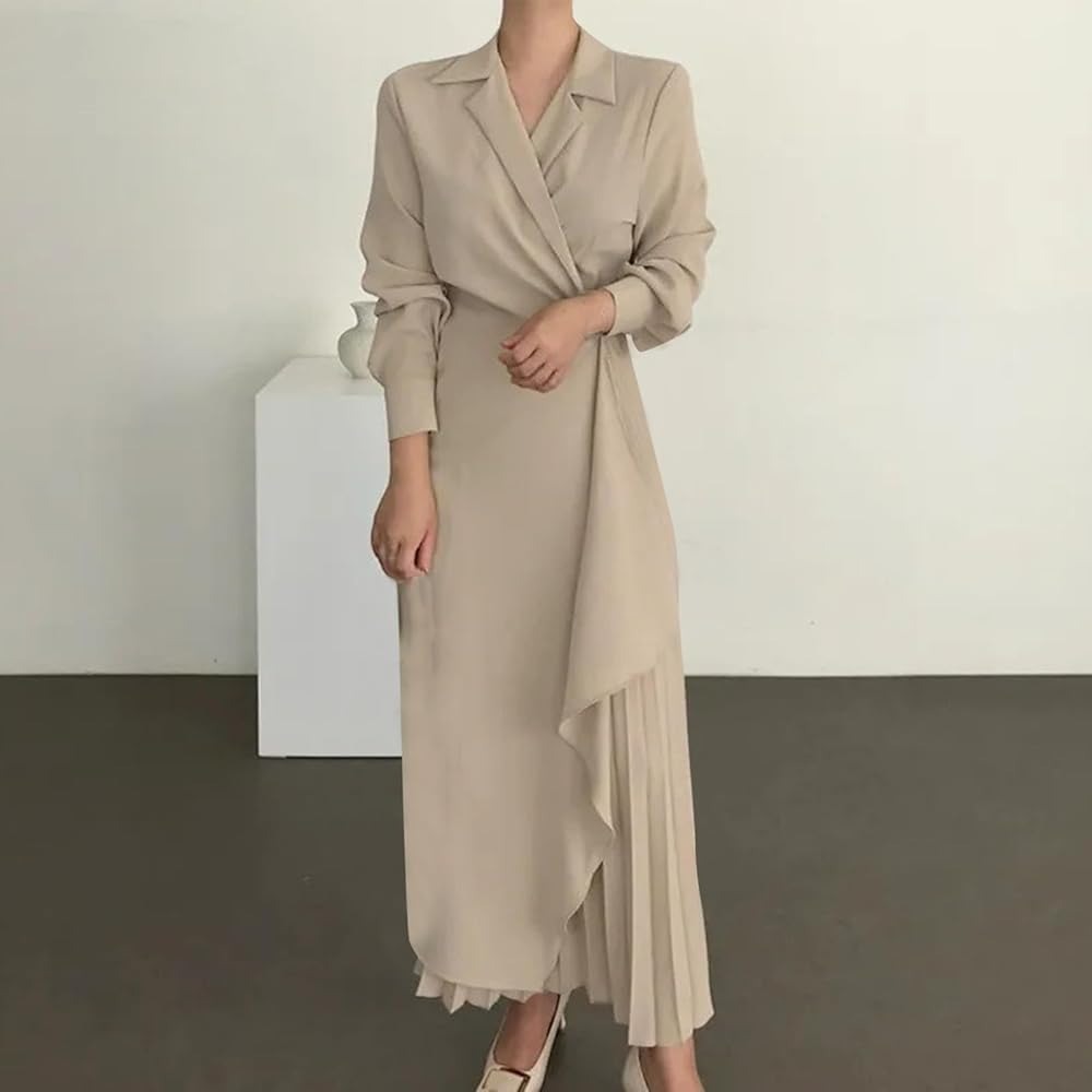 maxi blazer dress
