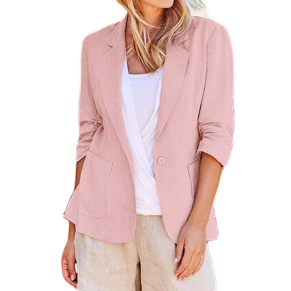 plus size long blazer