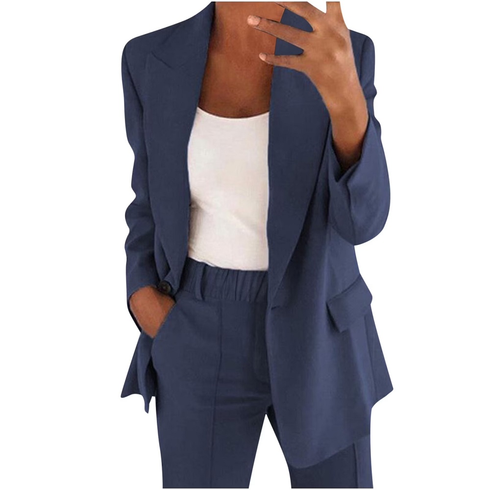plus size long blazer