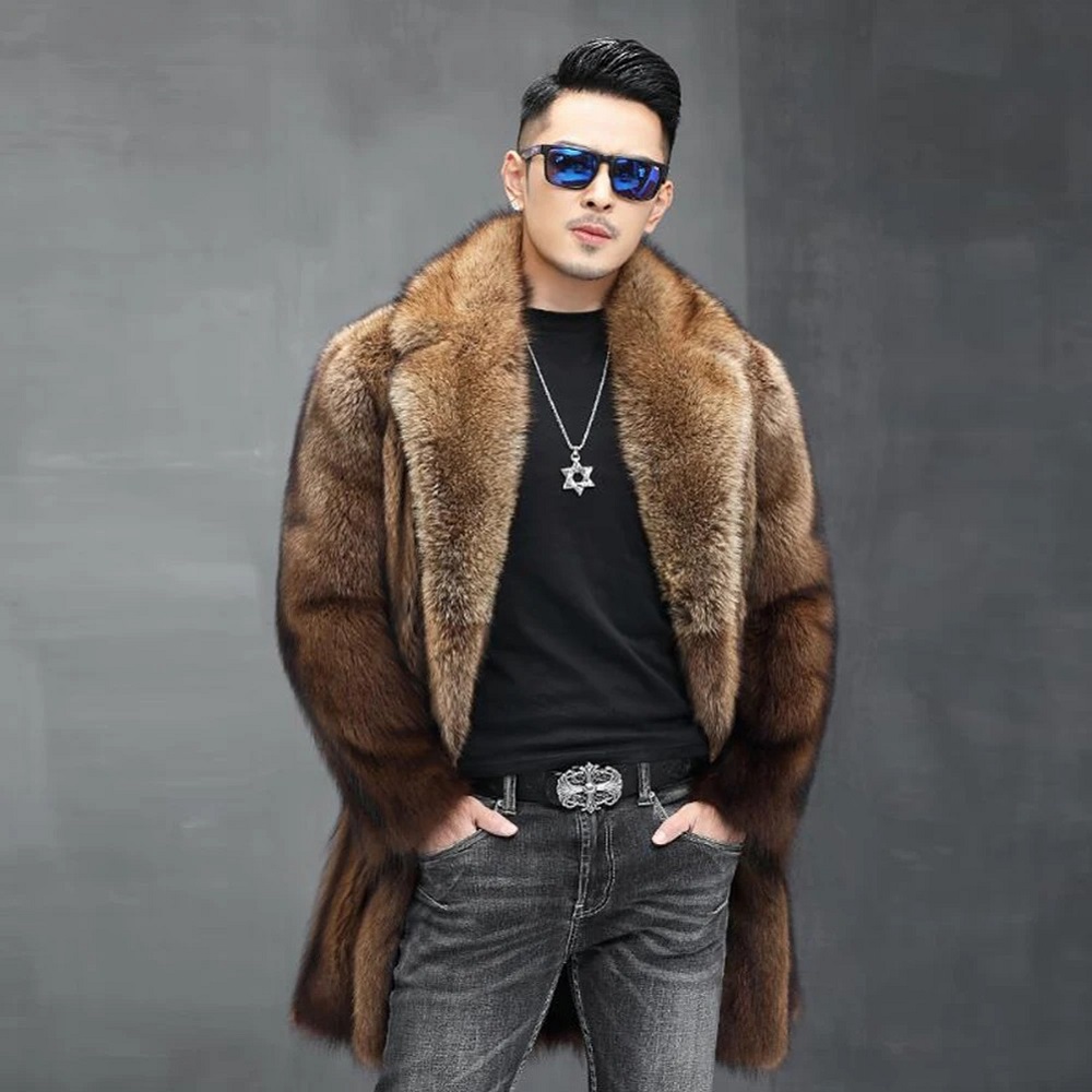 mens mink coat