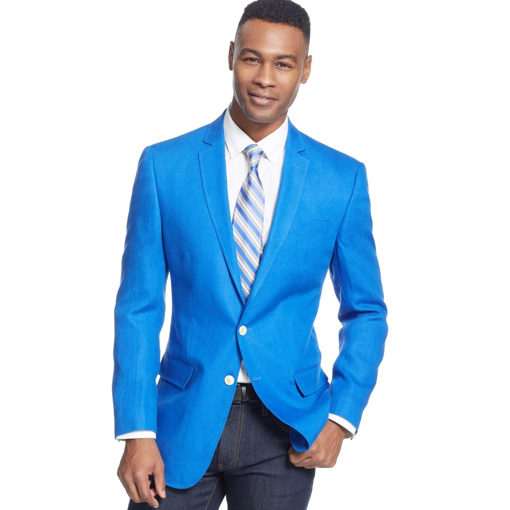 blue sport coat outfit