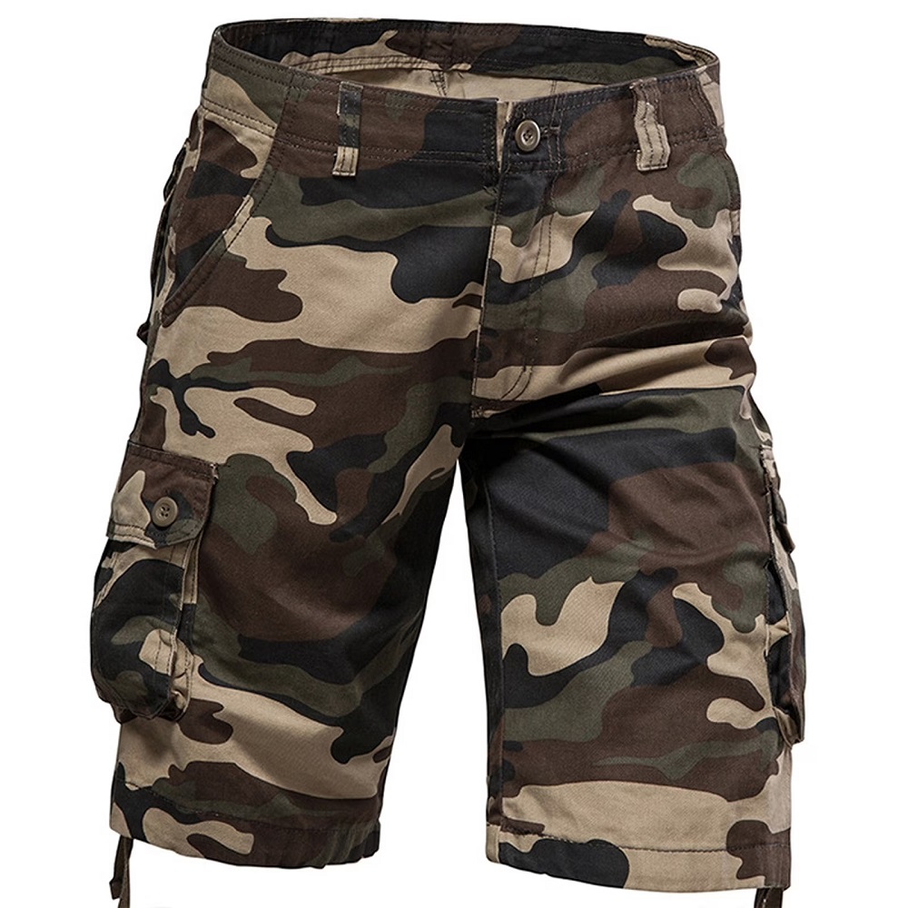 camo cargo shorts
