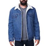 sherpa denim jacket