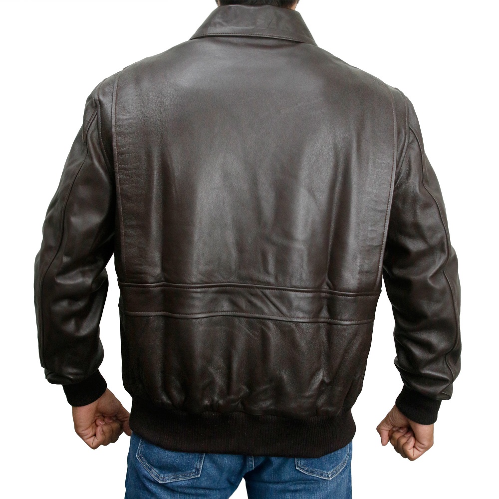 mens leather bomber jacket