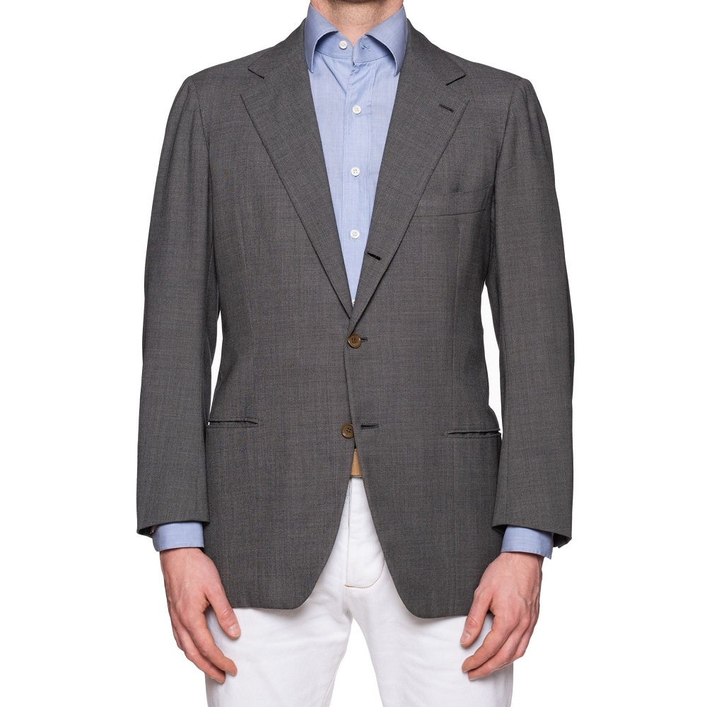gray wool blazer