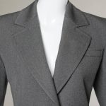 gray wool blazer