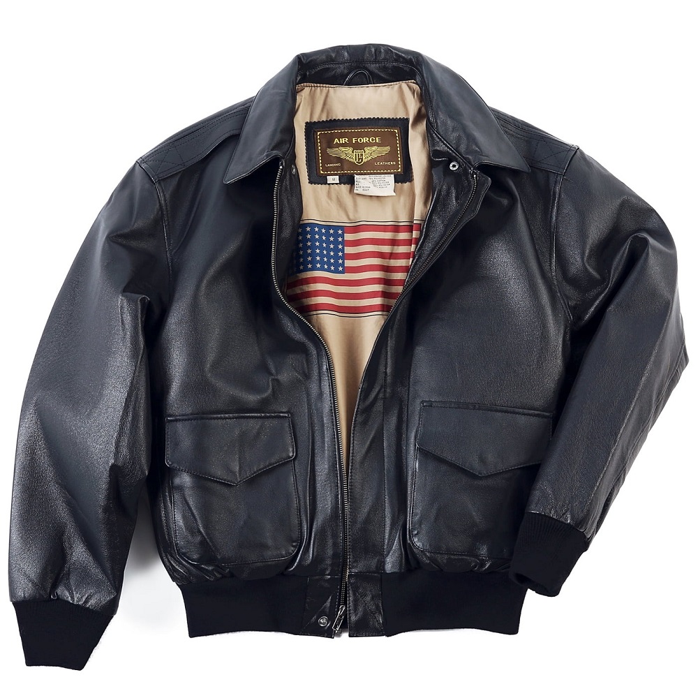 mens leather bomber jacket