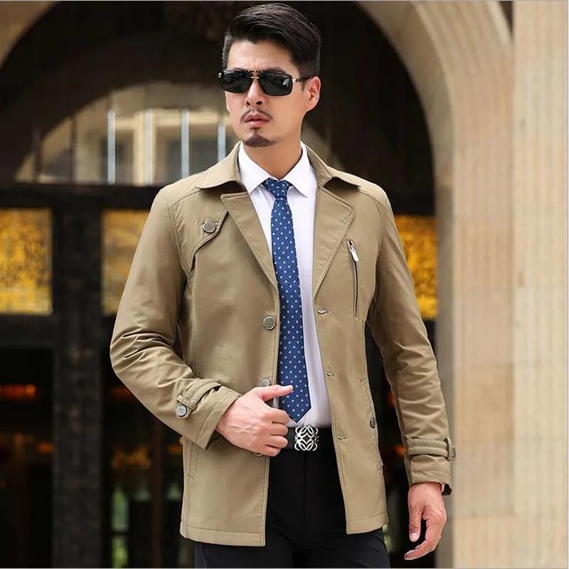 suit trench coat