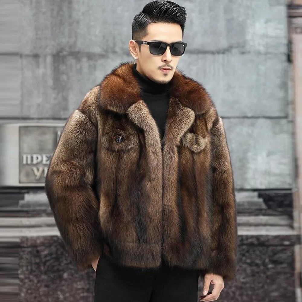 mens mink coat