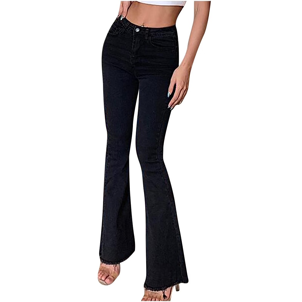 black high waisted jeans