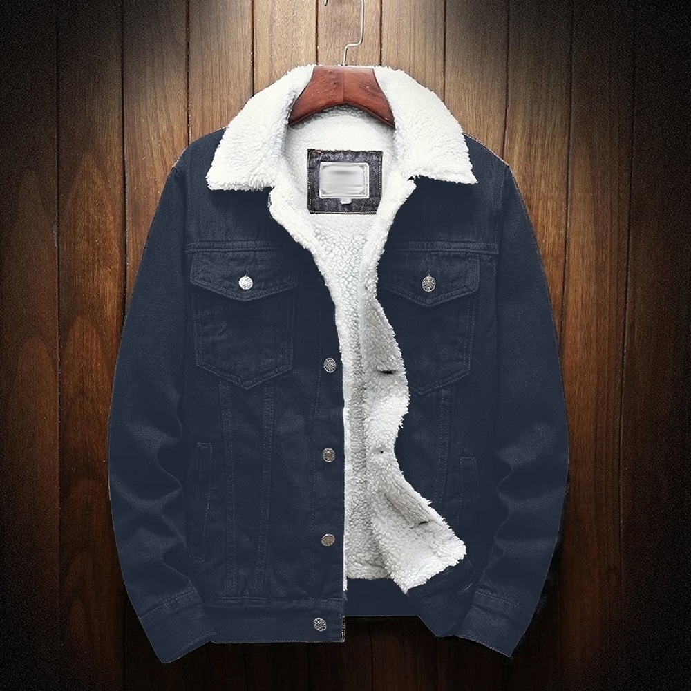 sherpa denim jacket