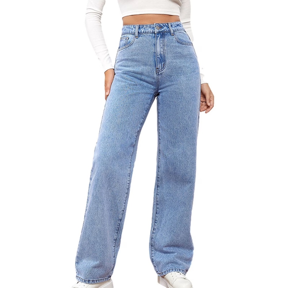 straight leg jeans