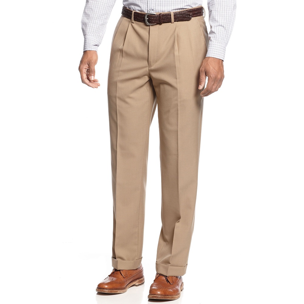 mens pleated pants