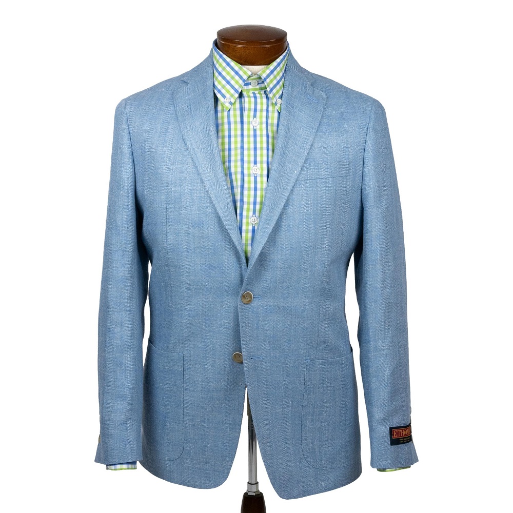 light blue sports coat
