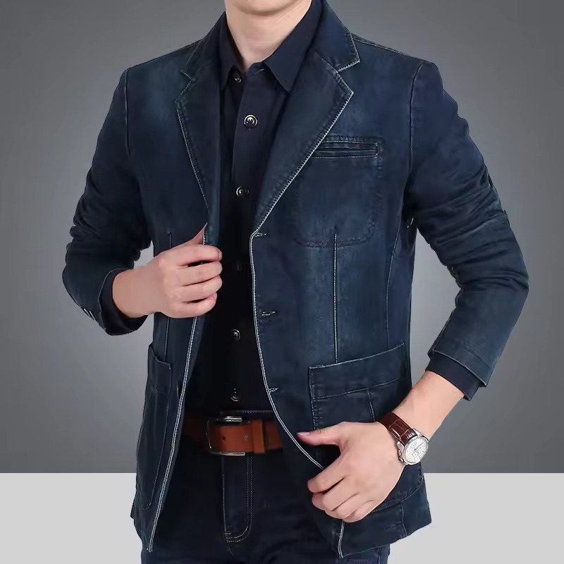 men blazer with jeans