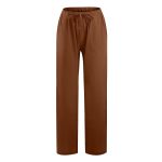 brown pants outfit