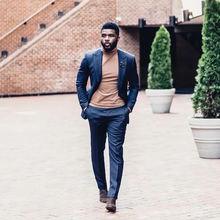 suit jacket with jeans