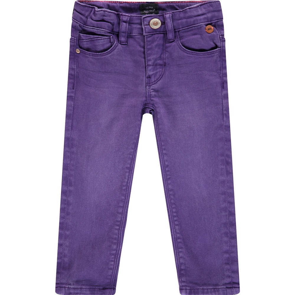 purple denim jeans