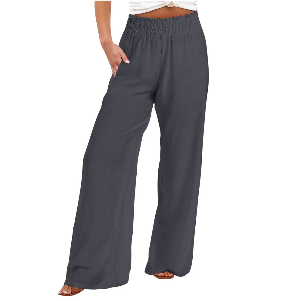 high waist wide leg pants