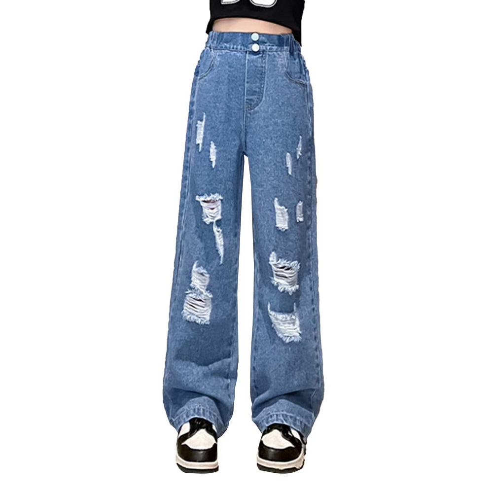 girls baggy jeans