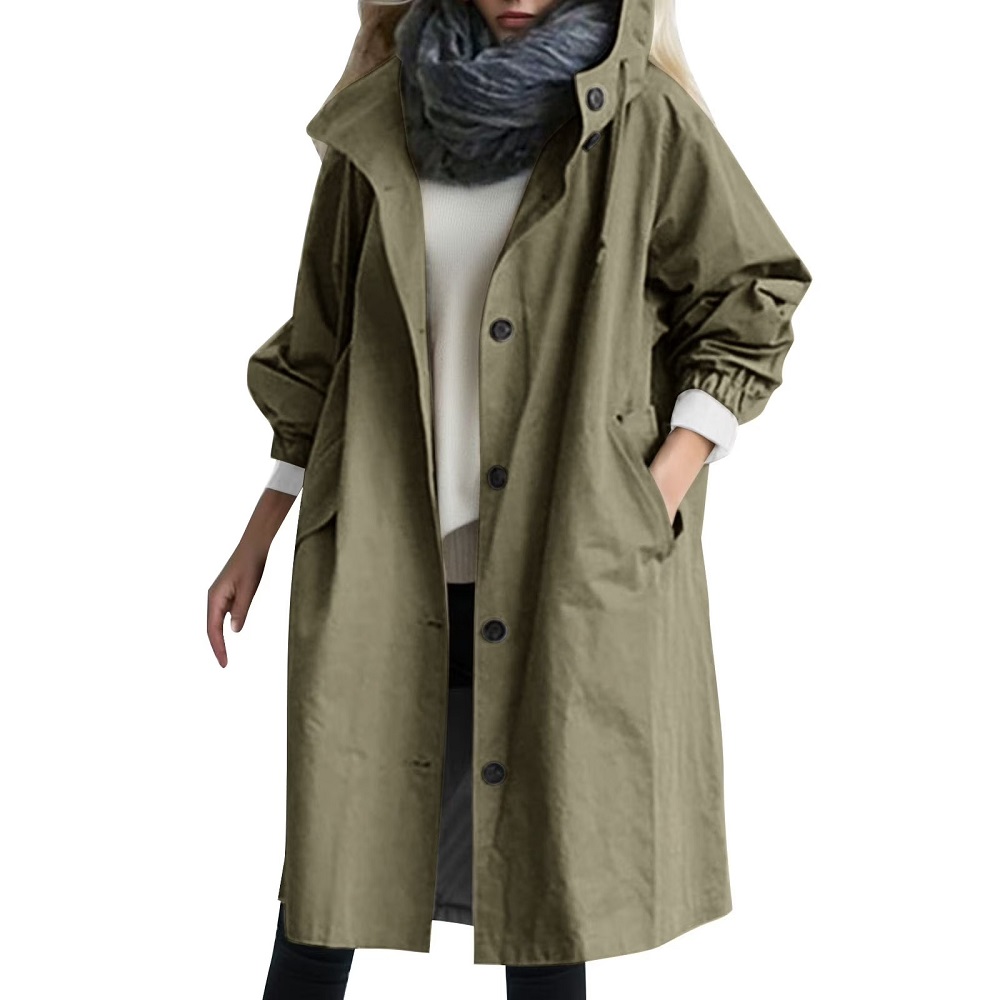 lined trench coat