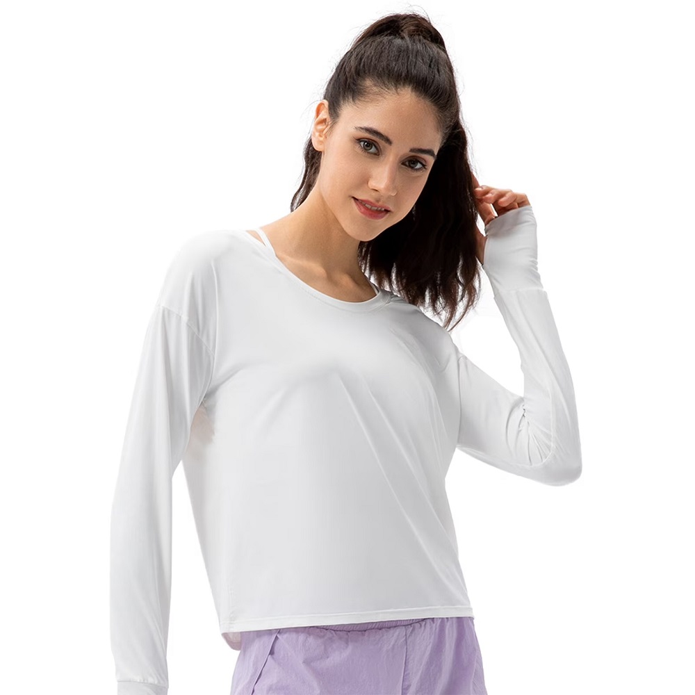 long workout tops