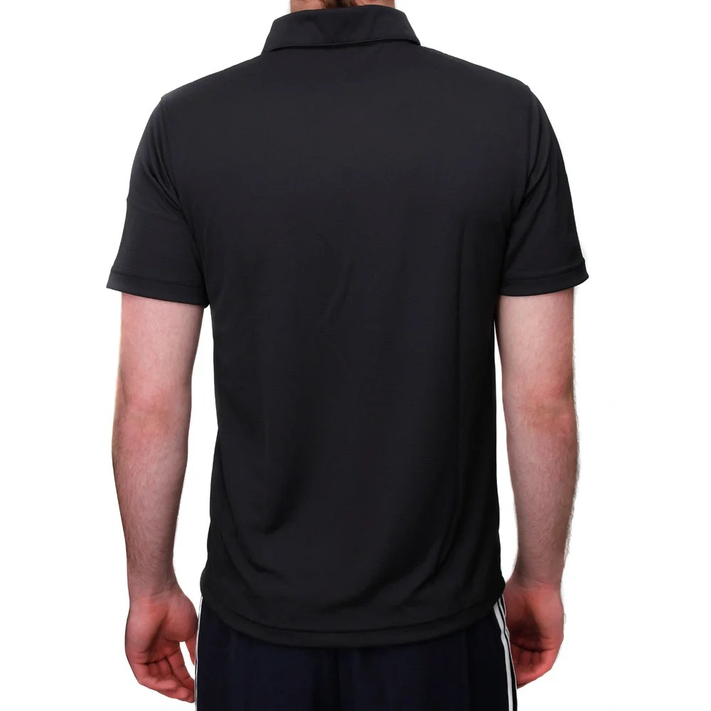 black polo shirts