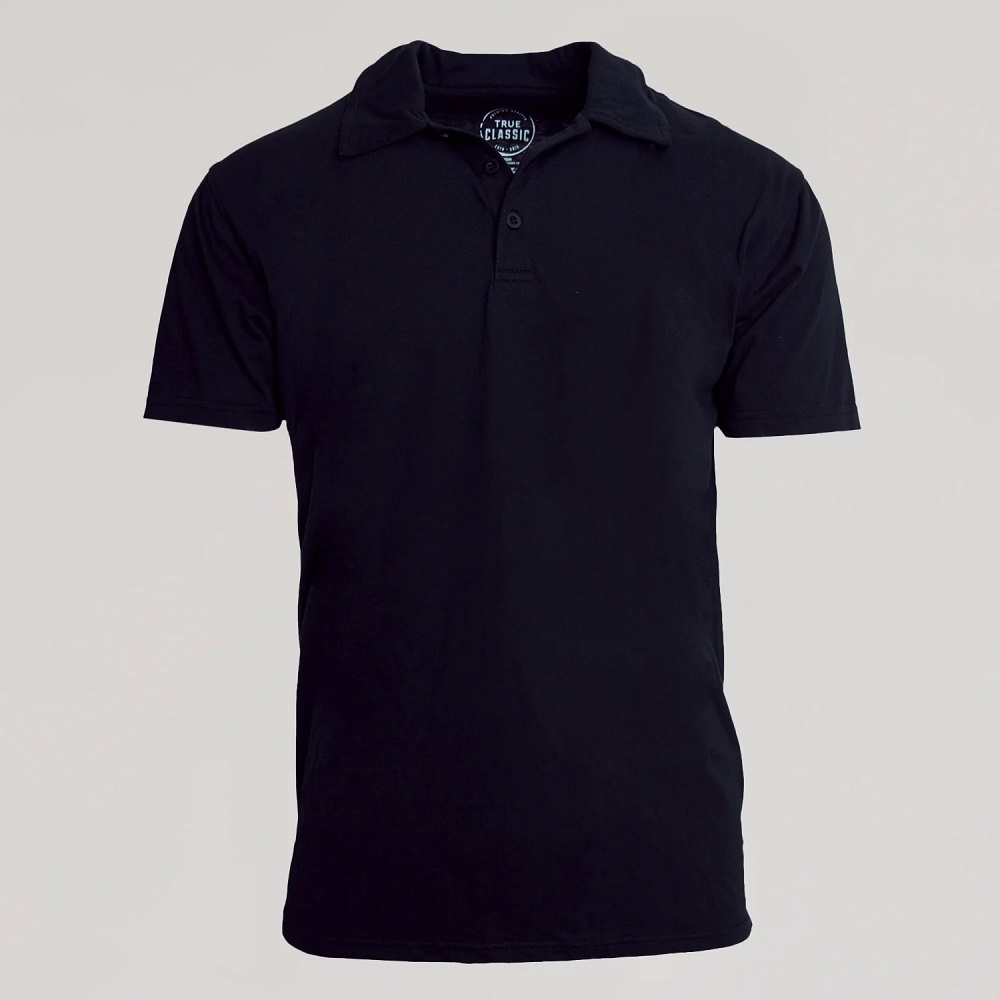 black polo shirts