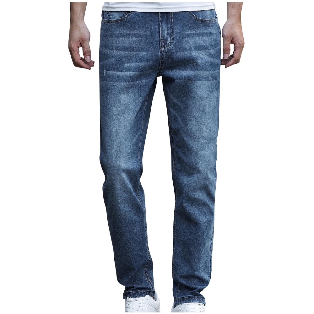 mens elastic waist jeans