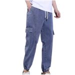 mens elastic waist jeans
