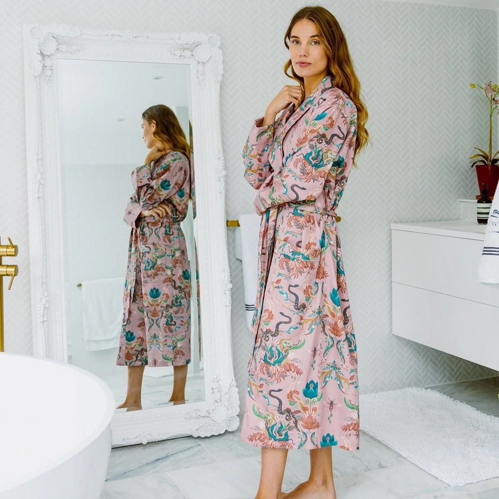 lightweight dressing gown