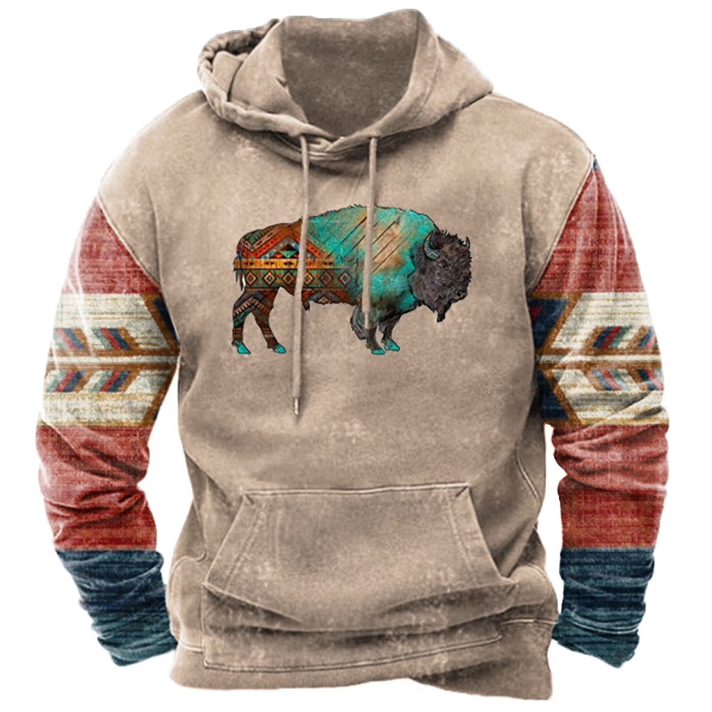 mens western hoodies