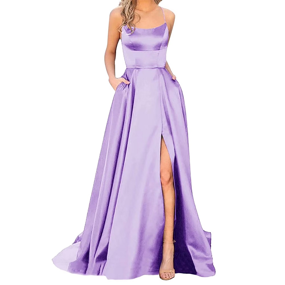 backless evening gown