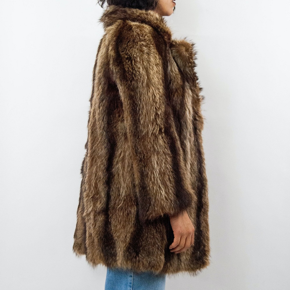 oversized fur coat