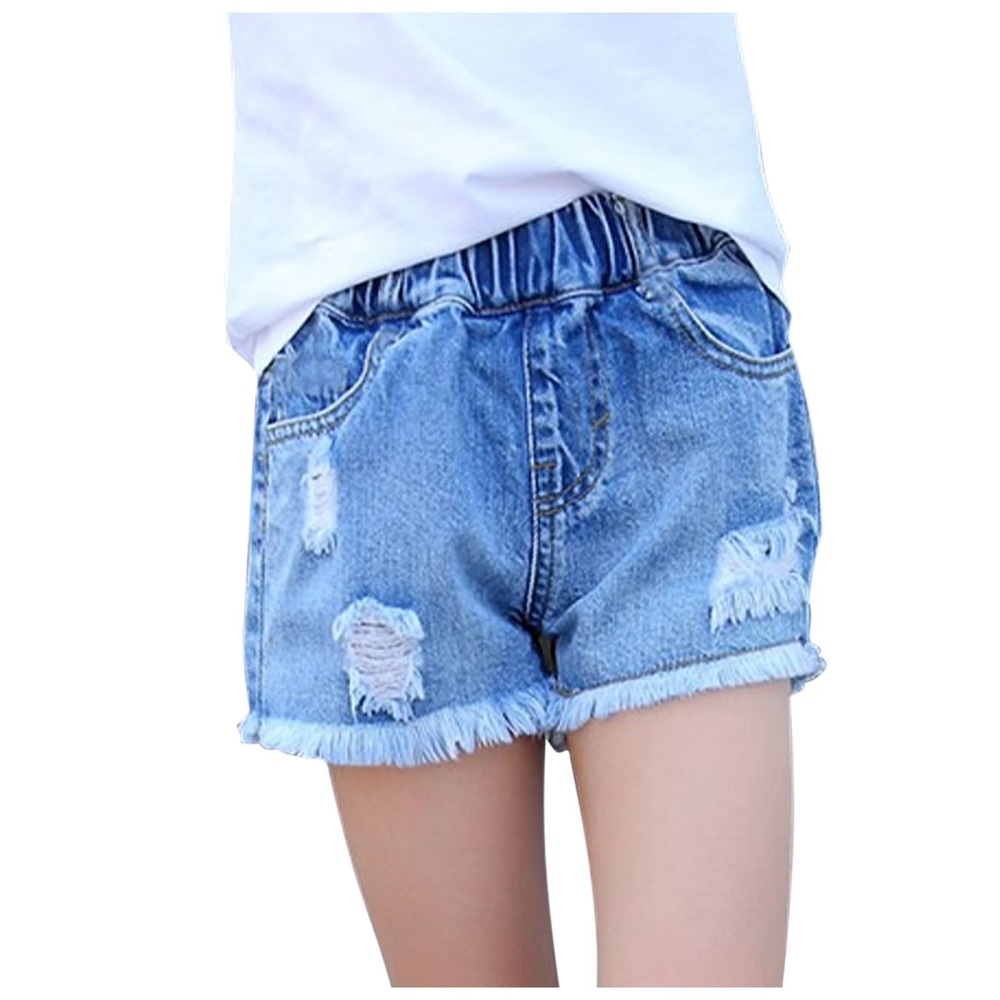 girls jean shorts
