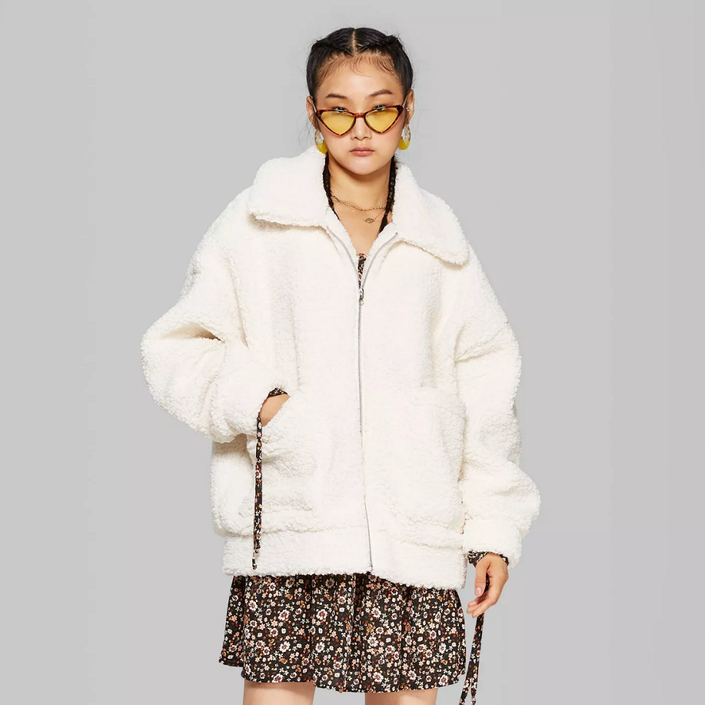 oversized fur coat