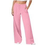 wide leg sweat pants