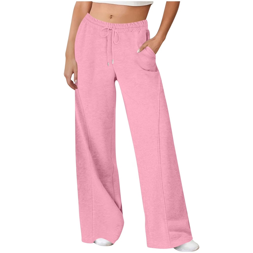 wide leg sweat pants