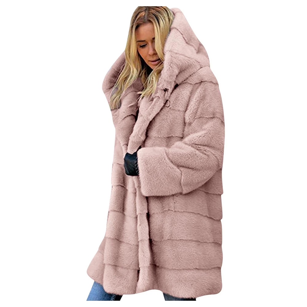 oversized fur coat