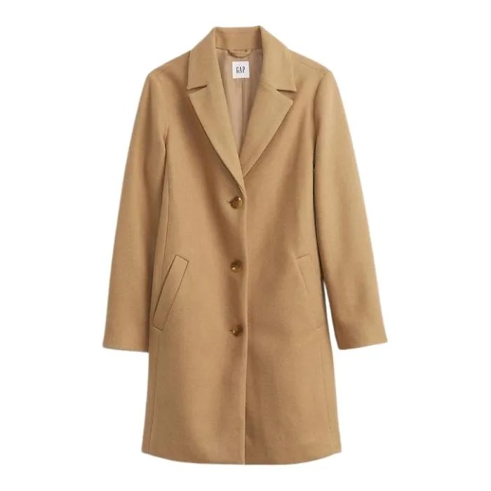 petite camel coat