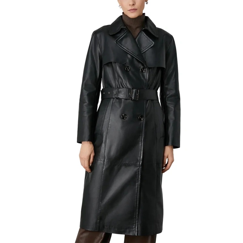 black trench coat