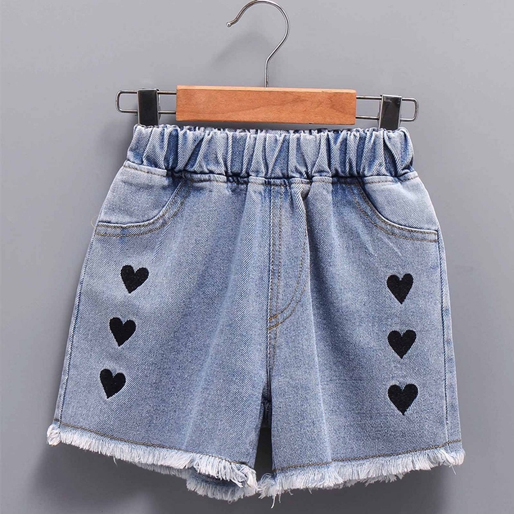 girls jean shorts