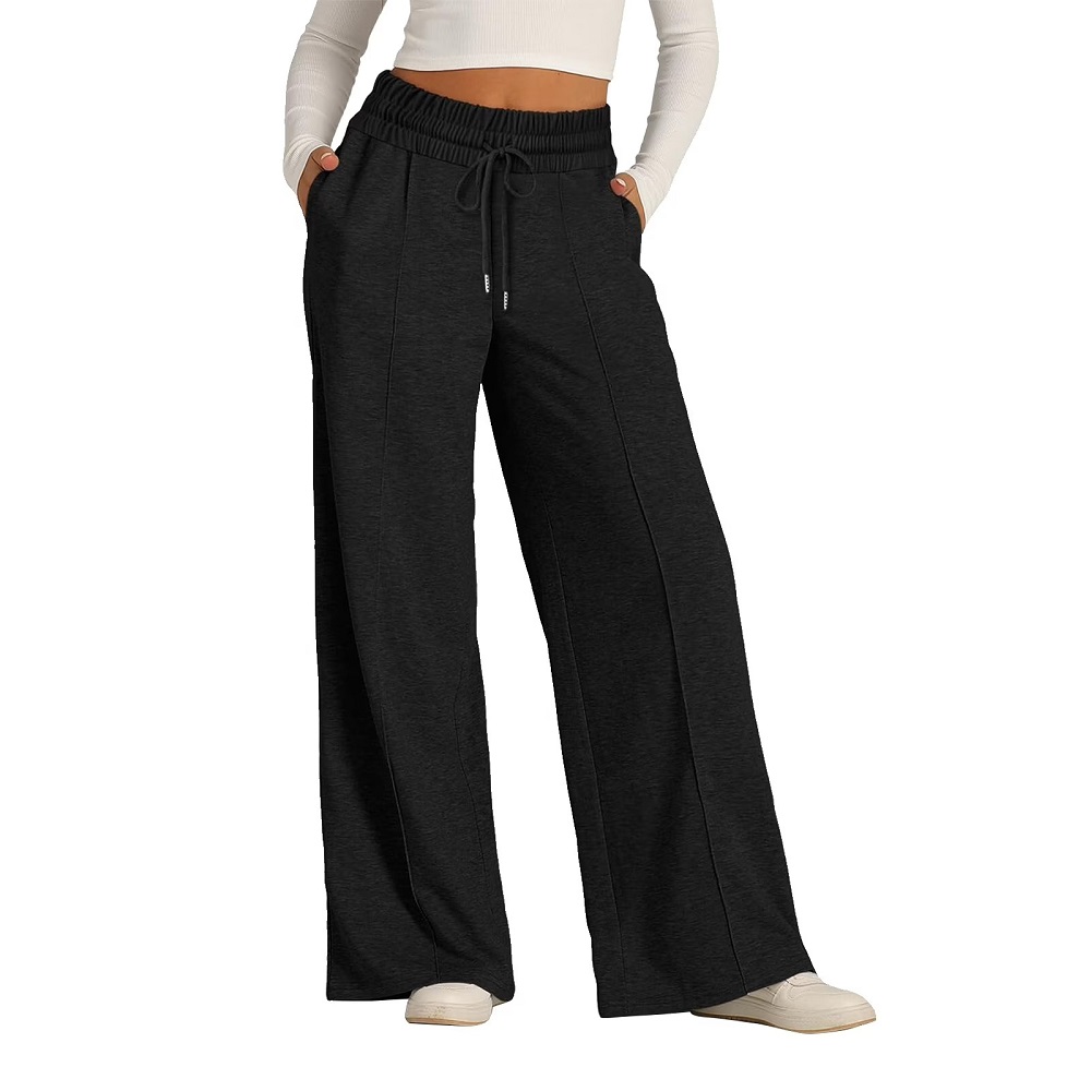wide leg sweat pants