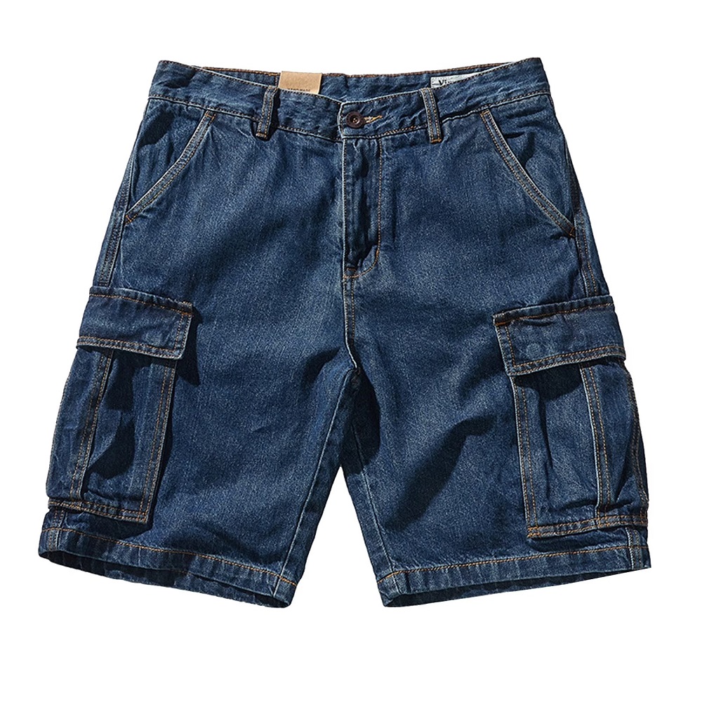 men jean shorts