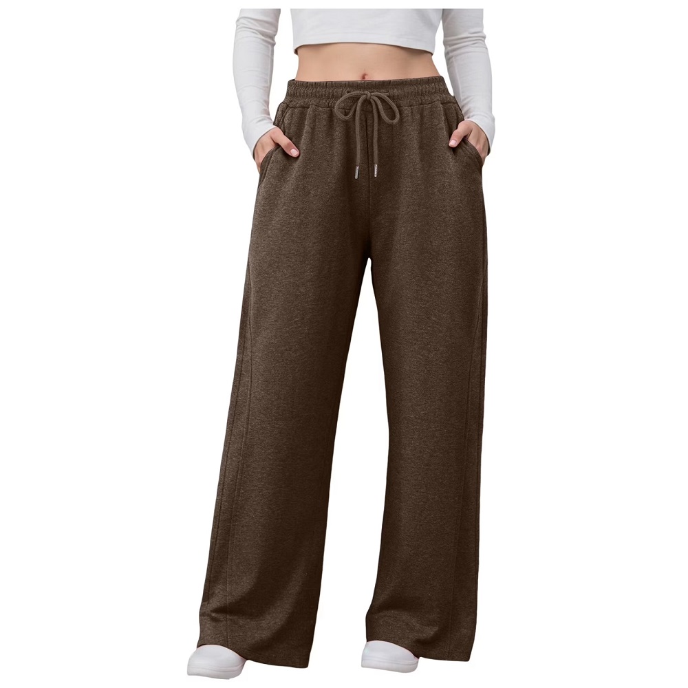 wide leg sweat pants