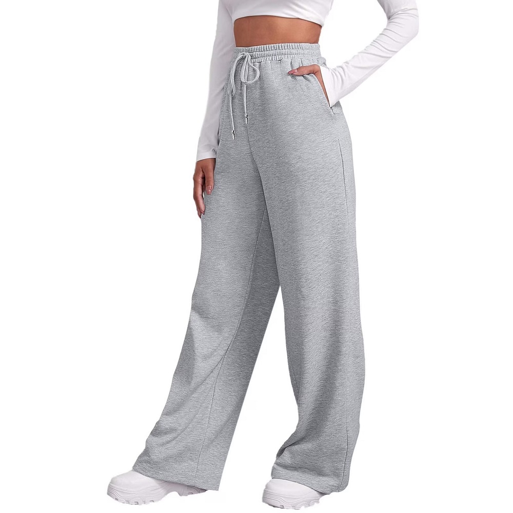 wide leg sweat pants