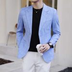 light blue sports coat