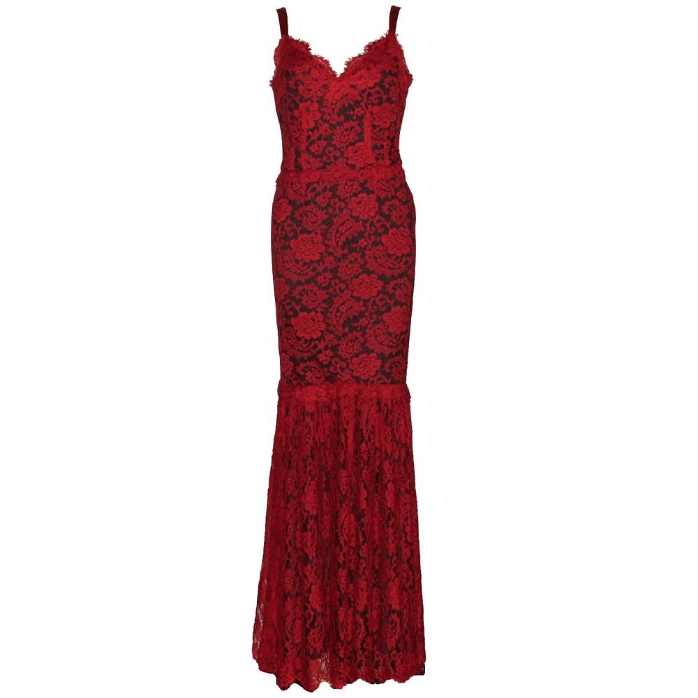 lace evening gown