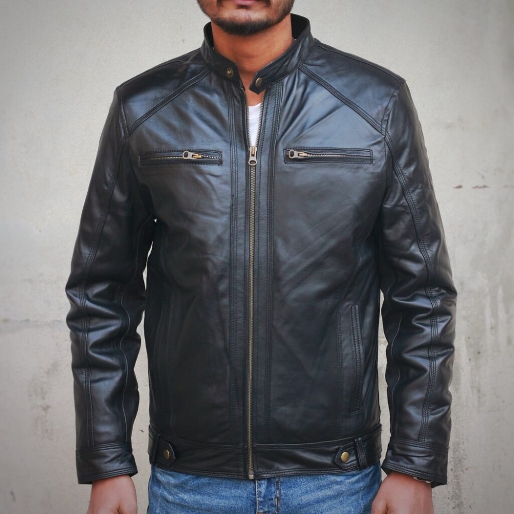 moto leather jacket