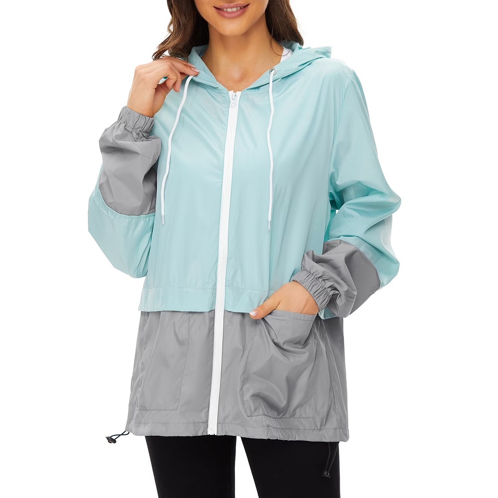 women's rain jacket with hood